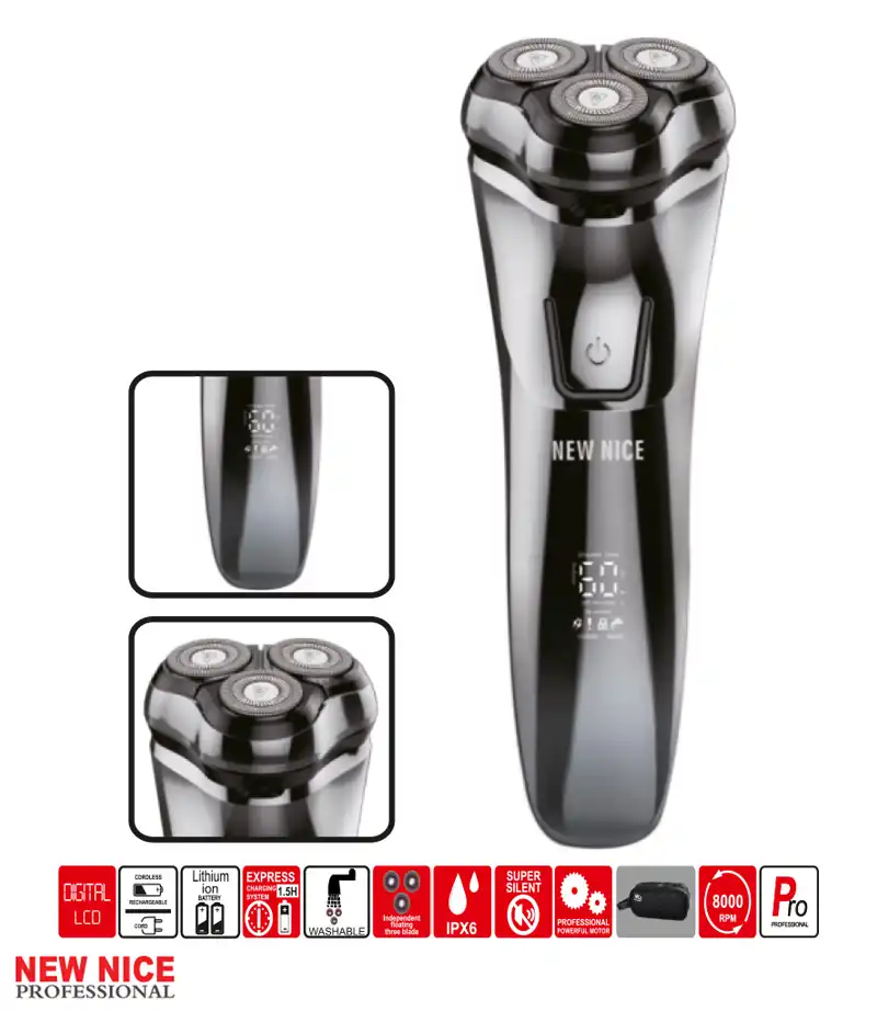 ریش تراش نیو نایس سه تیغ مدل NW-840